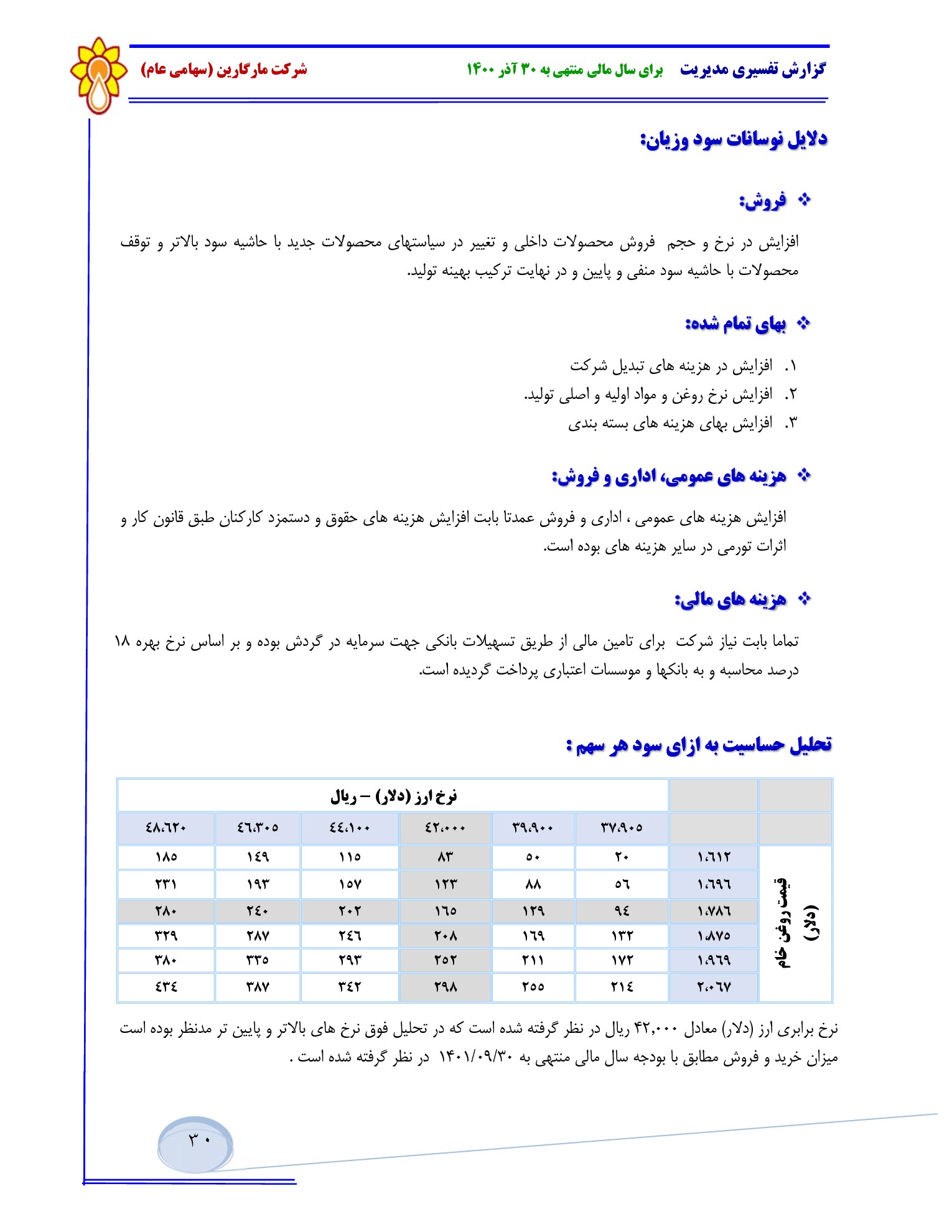 تحلیل بنیادی غمارگ